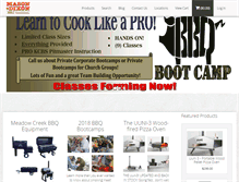 Tablet Screenshot of mdbbqservices.com